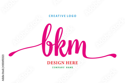 pharmacy logo BKMletter arrangement simple easy to understand and authoritative