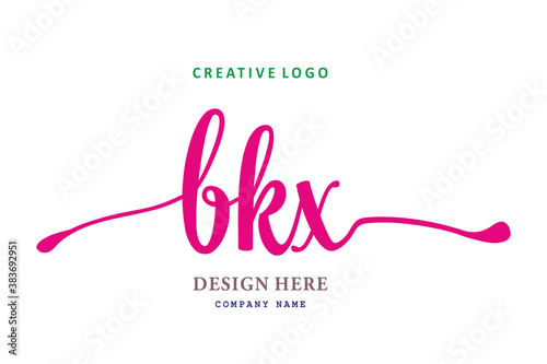 pharmacy logo BKXletter arrangement simple easy to understand and authoritative