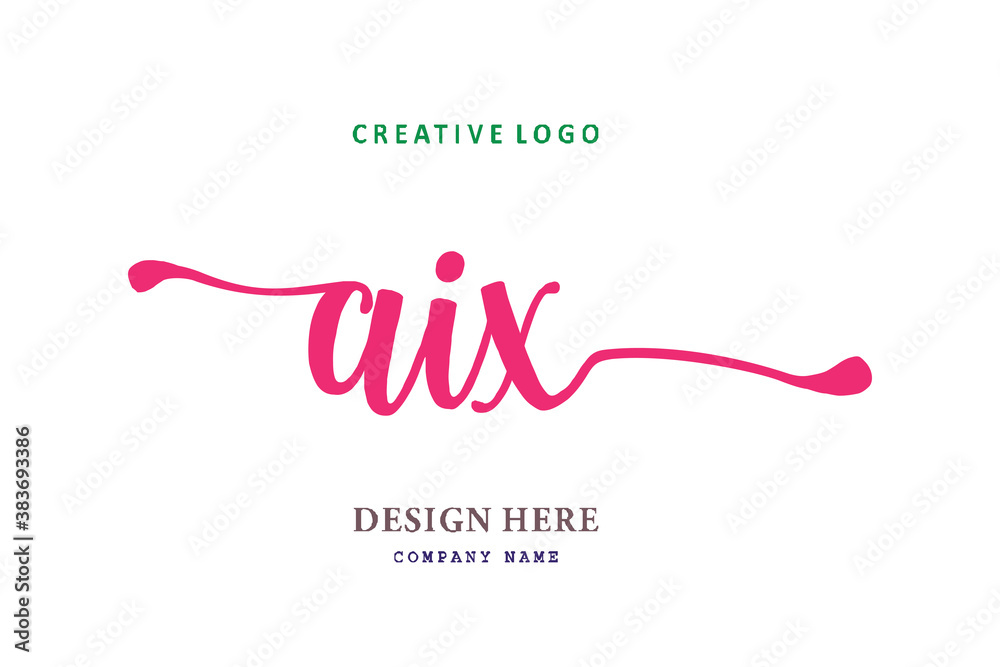 pharmacy logo AIX letter arrangement simple easy to understand and authoritative pharmacy logo AIX letter arrangement simple easy to understand and authoritative