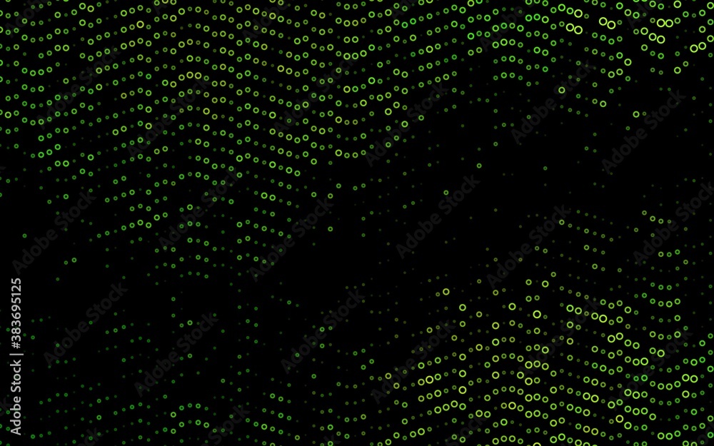 Light Green vector layout with circle shapes.