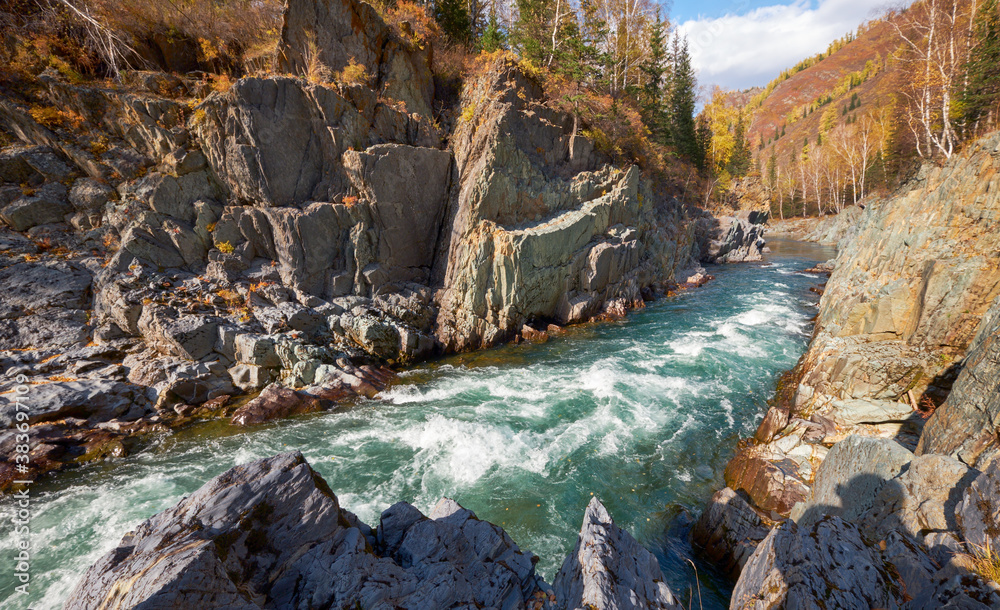 Fototapeta premium Altai river Kumir