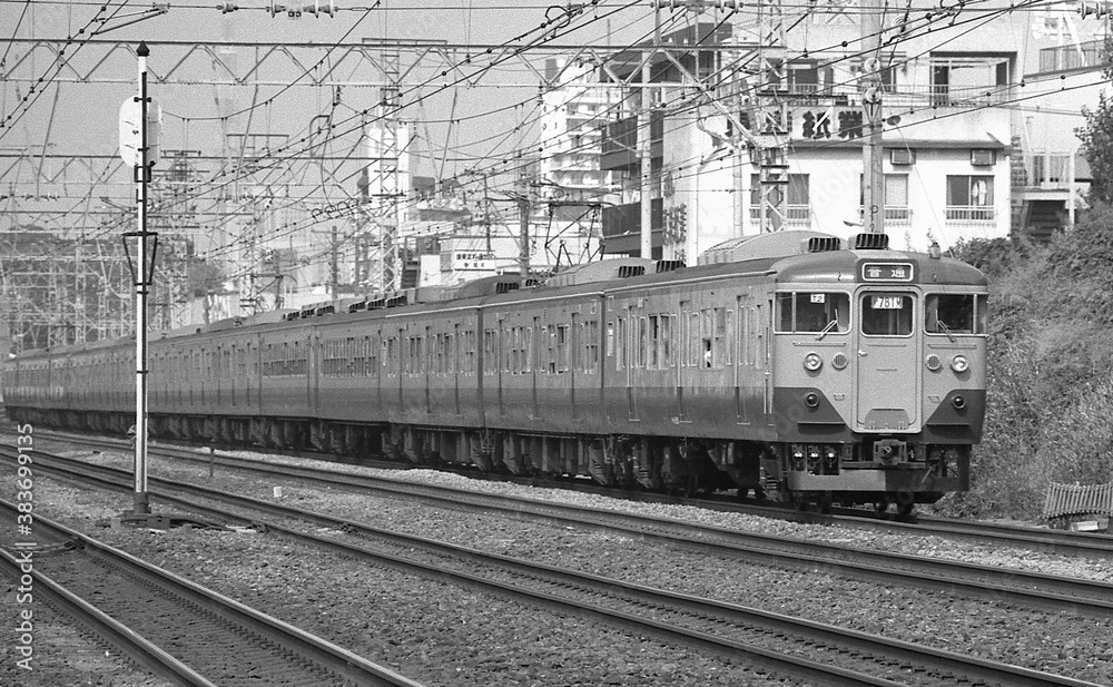 鉄道　国鉄・東海道本線　113系車両