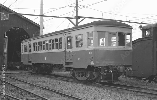 鉄道　私鉄・新潟交通　車両整備工場　台車