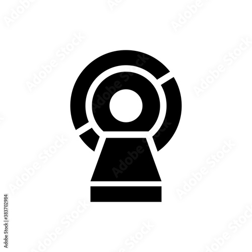 Magnetic resonance imaging (MRI) icon. Design template vector