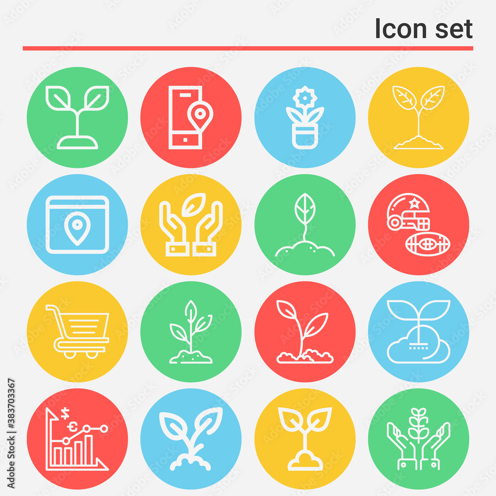 16 pack of proximity lineal web icons set 16 pack of proximity lineal web icons set