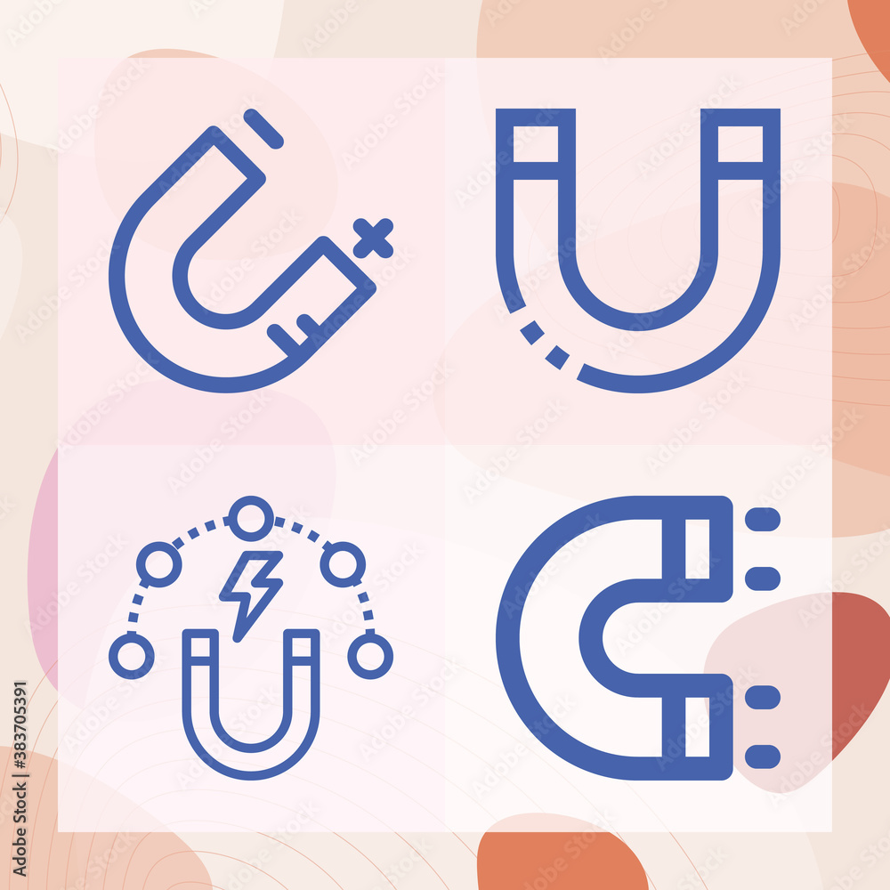 Simple set of ic needle related lineal icons Simple set of ic needle related lineal icons
