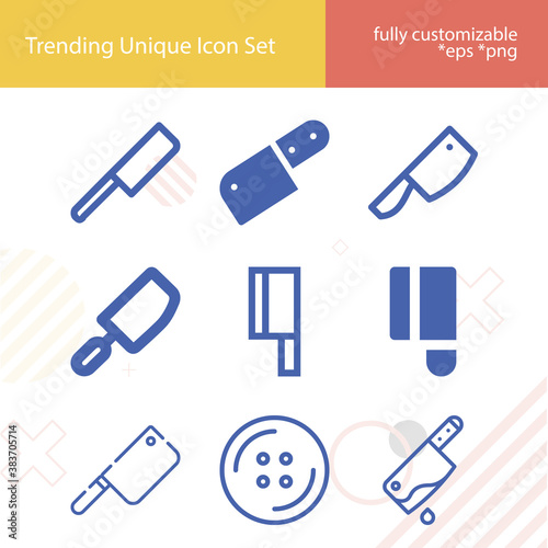 Simple set of astronomical unit related lineal icons.