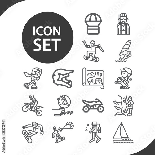 Simple set of members related lineal icons.