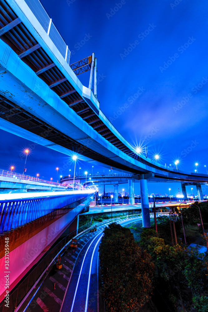 Obraz premium ジャンクションの夜景