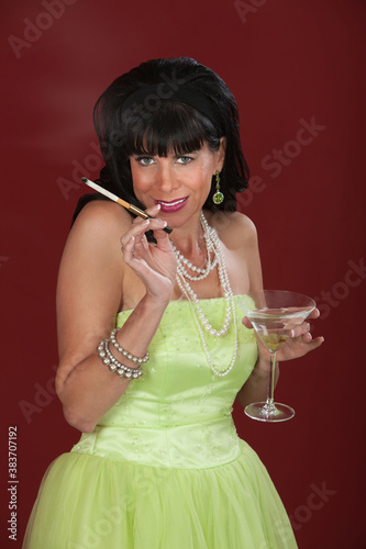 Woman With Martini