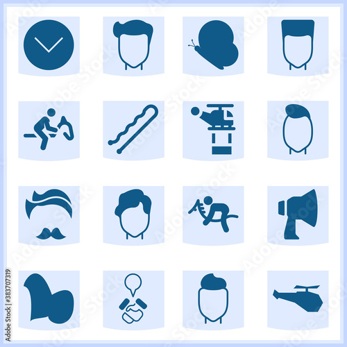 Confronting  related simple set. 16  filled