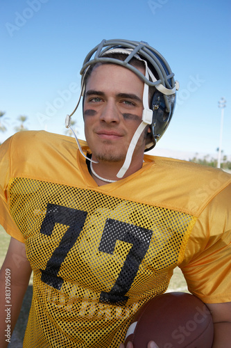 Tired Football Player
