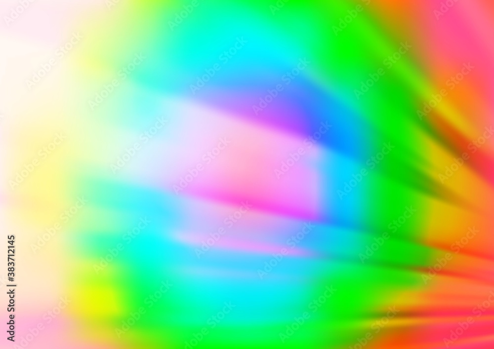 Obraz premium Light Multicolor, Rainbow vector layout with flat lines.