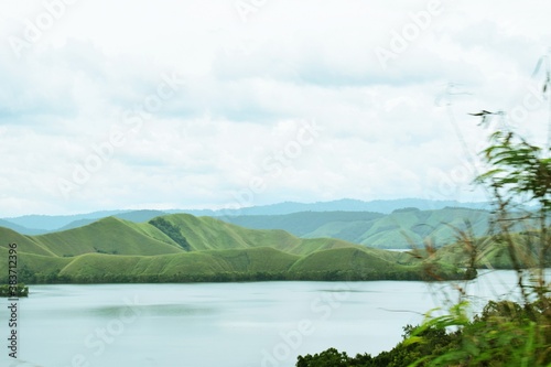 Sentani Lake in Sentani  Jayapura Regency  Papua Indonesia
