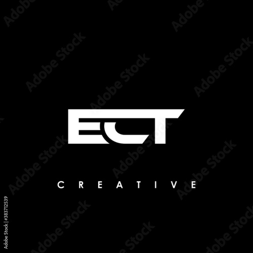 ECT Letter Initial Logo Design Template Vector Illustration	
