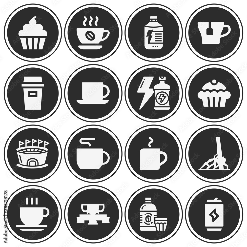16 pack of brazil filled web icons set 16 pack of brazil filled web icons set