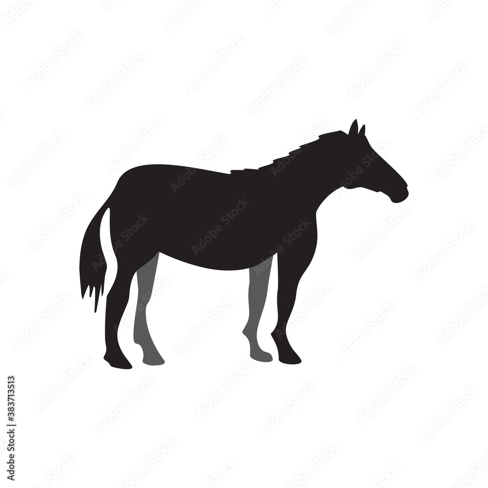 Horse icon illustration design template vector isolated