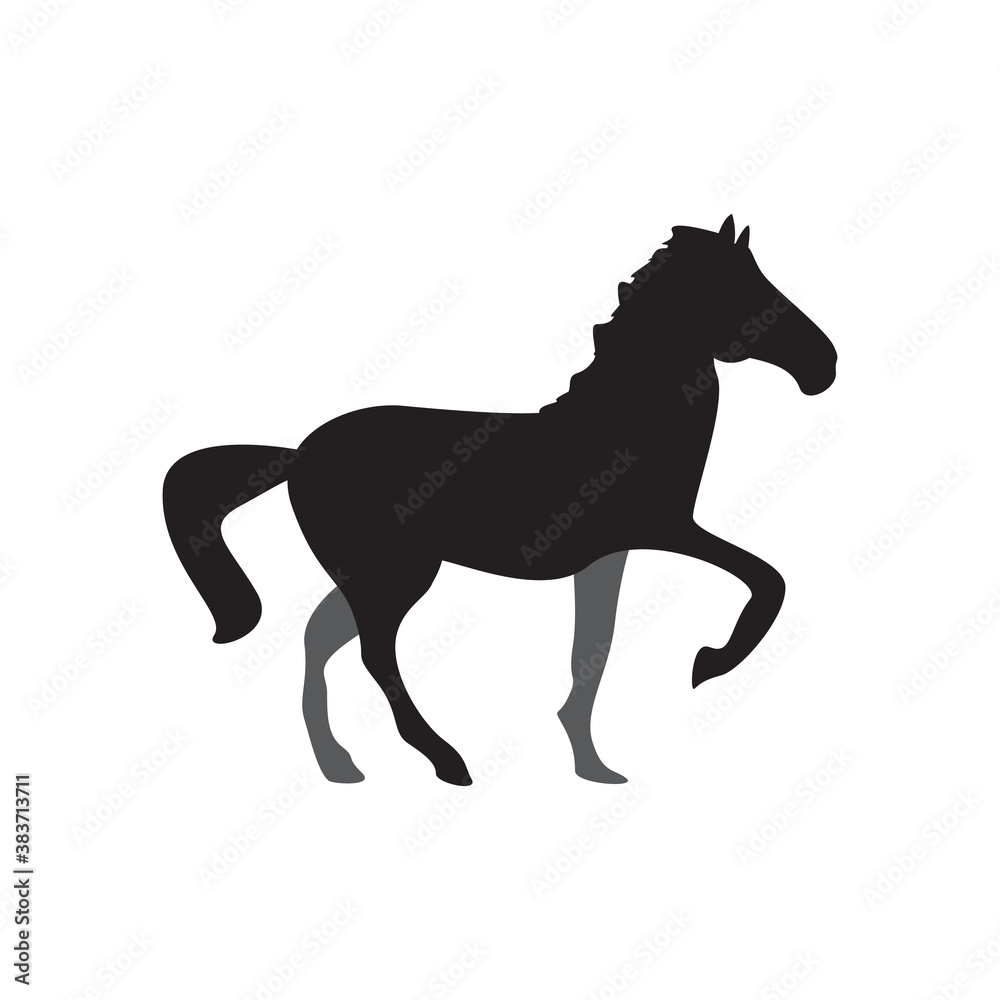 Horse icon illustration design template vector isolated