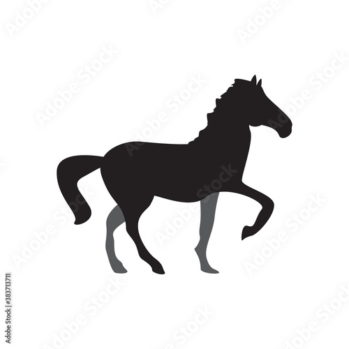 Fototapeta Naklejka Na Ścianę i Meble -  Horse icon illustration design template vector isolated
