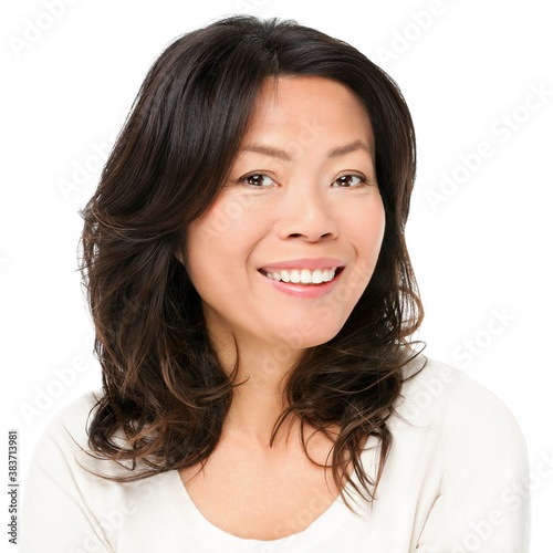 фотографія Asian woman smiling happy