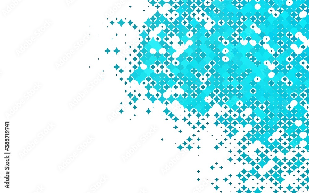 custom made wallpaper toronto digitalLight BLUE vector pattern with christmas stars.
