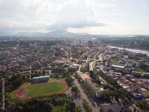 aerial view of Sarawak State Hockey Stadium