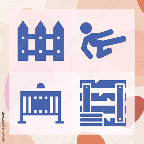 Simple set of dispute related filled icons