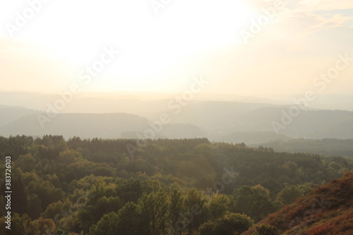 Sunset in the foothills of the Caucasus near Kislovodsk