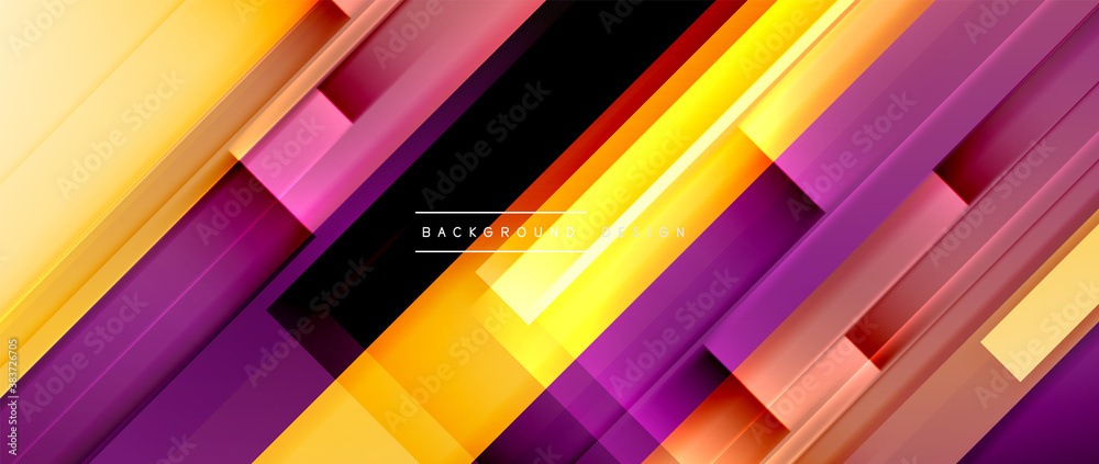 Dynamic lines on fluid color gradient. Trendy geometric abstract background for your text, logo or graphics Dynamic lines on fluid color gradient. Trendy geometric abstract background for your text, logo or graphics