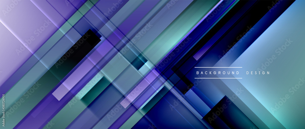 Dynamic lines on fluid color gradient. Trendy geometric abstract background for your text, logo or graphics Dynamic lines on fluid color gradient. Trendy geometric abstract background for your text, logo or graphics
