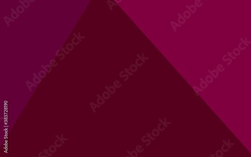 Light Purple vector shining triangular template.