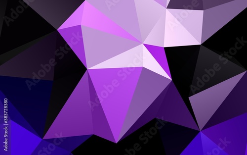 Light Purple vector low poly texture.