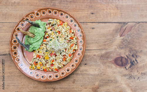 traditional Mexican dish, ant grub, stewed escamol