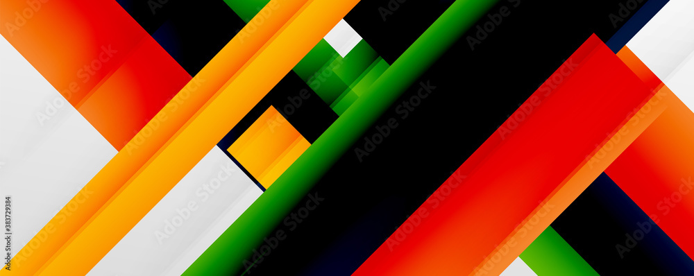 Geometric abstract backgrounds with shadow lines, modern forms, rectangles, squares and fluid gradients. Bright colorful stripes cool backdrops Geometric abstract backgrounds with shadow lines, modern forms, rectangles, squares and fluid gradients. Bright colorful stripes cool backdrops