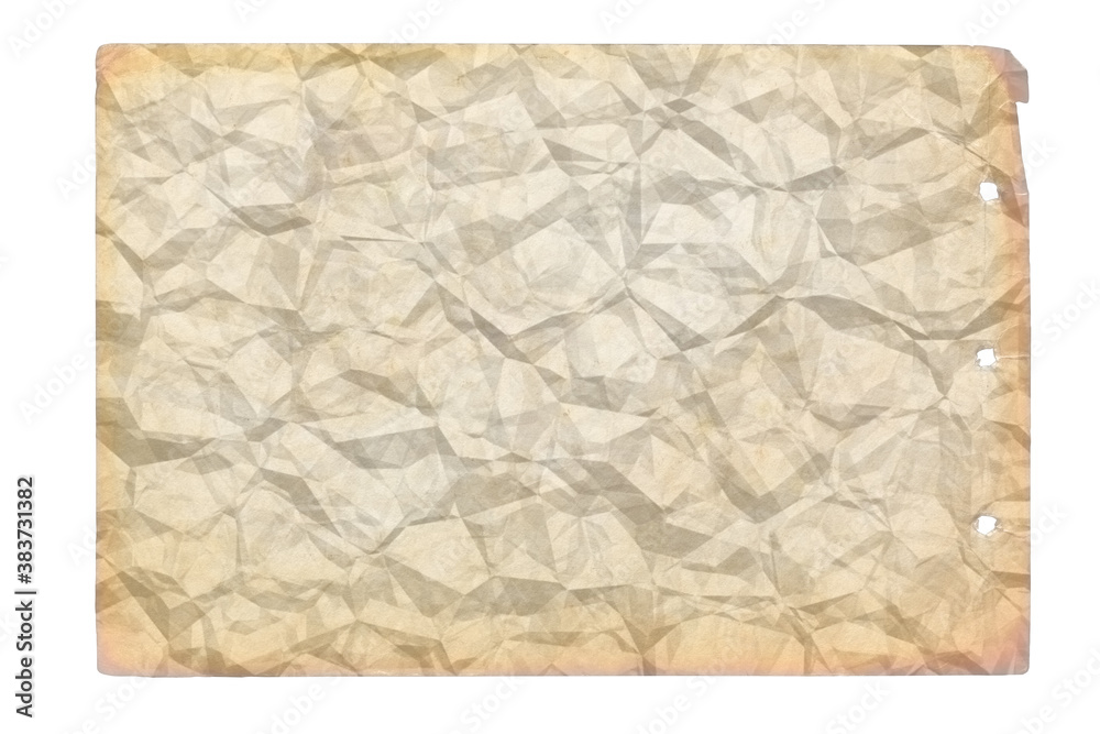 Fototapeta premium old crumpled paper