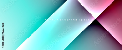 Fluid gradients with dynamic diagonal lines abstract background. Bright colors with dynamic light and shadow effects. Vector wallpaper or poster