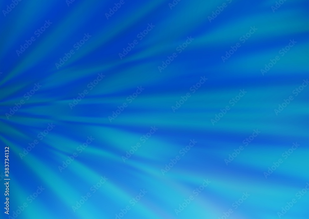 Fototapeta premium Light BLUE vector bokeh and colorful pattern.