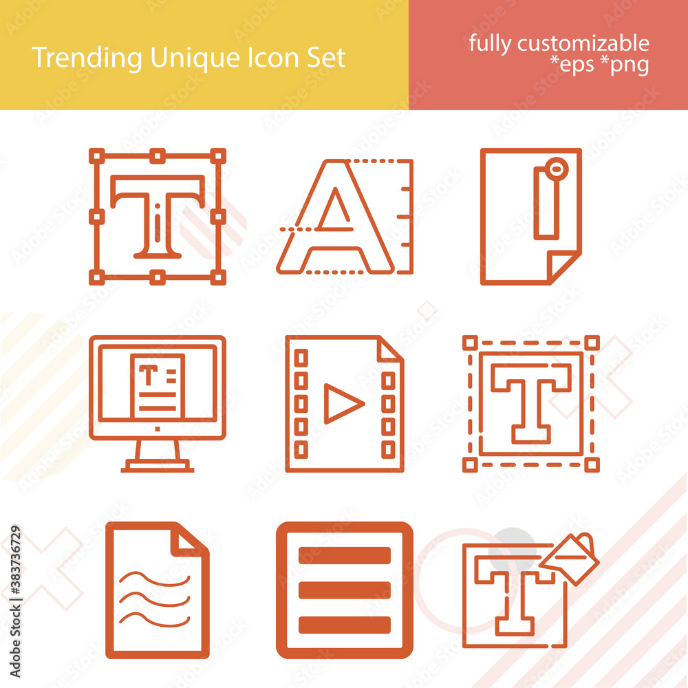 Simple set of foreword related lineal icons. Simple set of foreword related lineal icons.