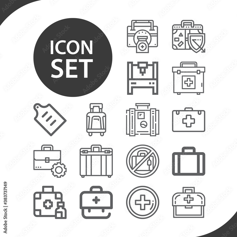 Simple set of opening related lineal icons. Simple set of opening related lineal icons.