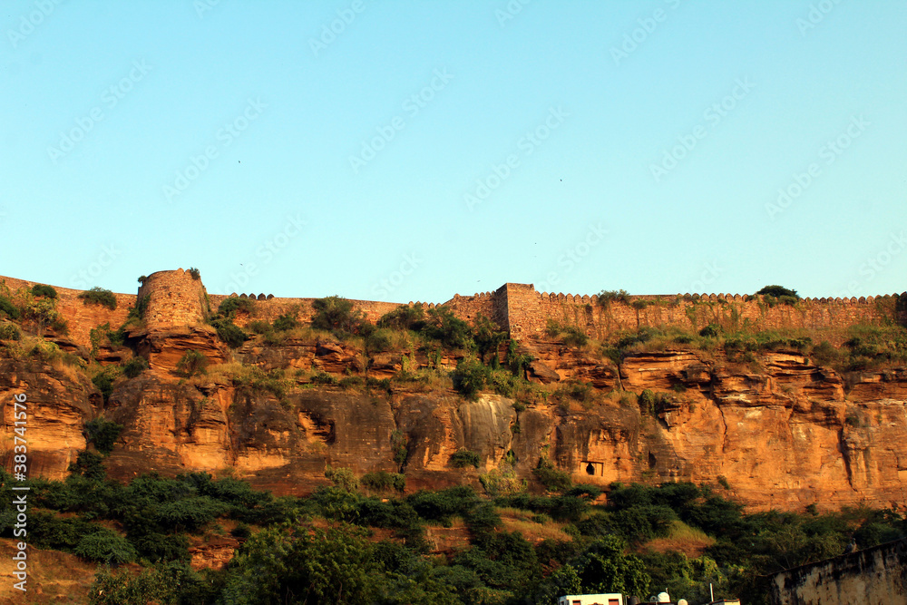 a historical monuments Gwalior fort