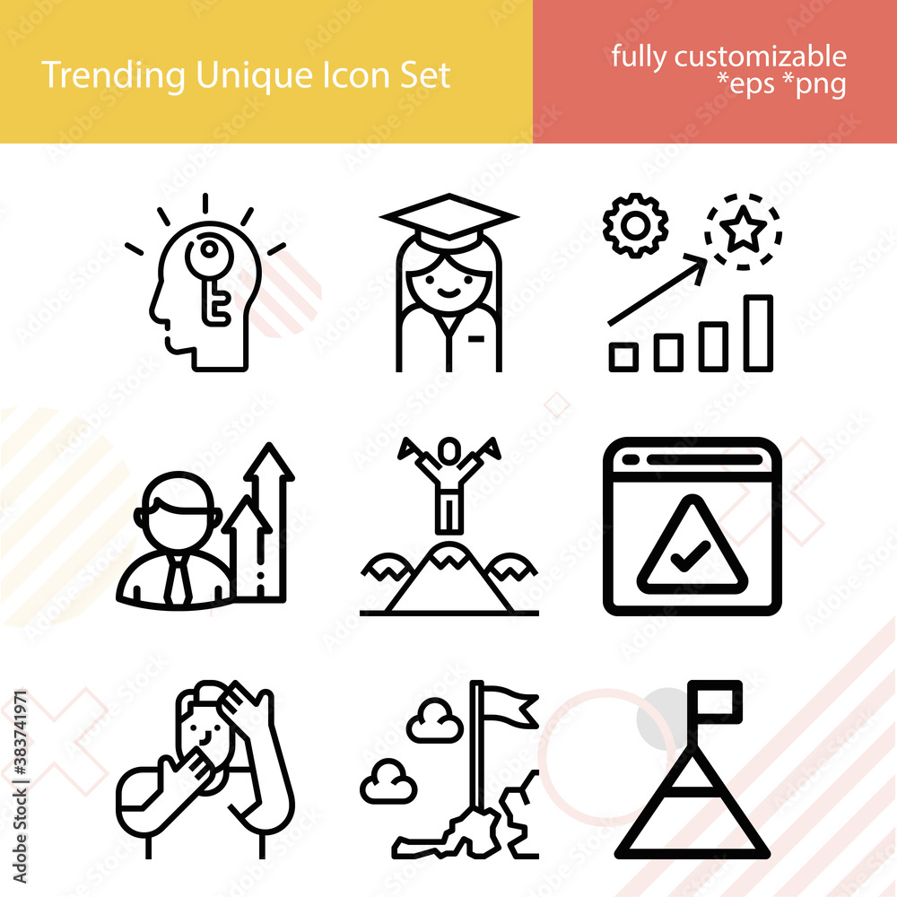 Simple set of reaching related lineal icons. Simple set of reaching related lineal icons.