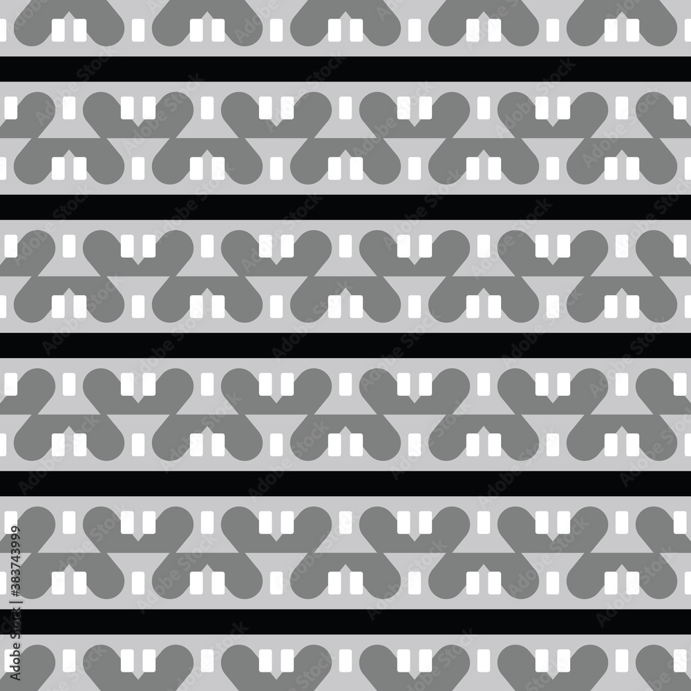 Vector seamless pattern texture background with geometric shapes in black, grey, white colors. Vector seamless pattern texture background with geometric shapes in black, grey, white colors.