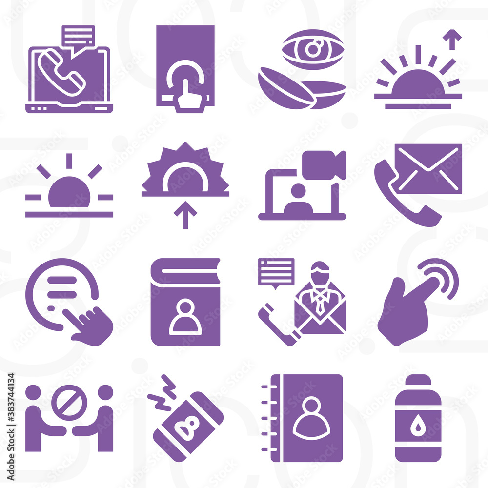 16 pack of get through filled web icons set 16 pack of get through filled web icons set