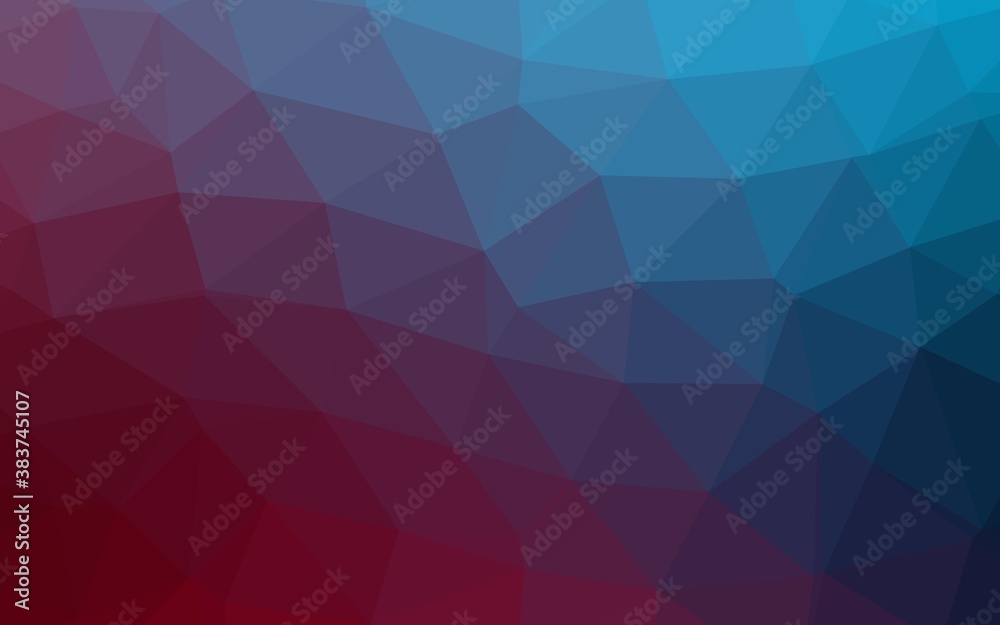 Dark Blue, Red vector blurry triangle pattern. Dark Blue, Red vector blurry triangle pattern.