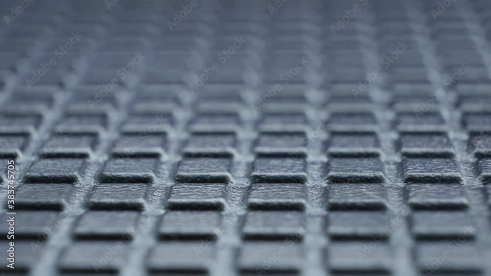 Geometric Metal Macrostructure. Slider shot. Titanium texture Geometric Metal Macrostructure. Slider shot. Titanium texture