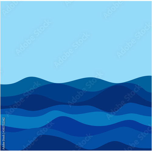 Abstract Water wave design background © evandri237@gmail