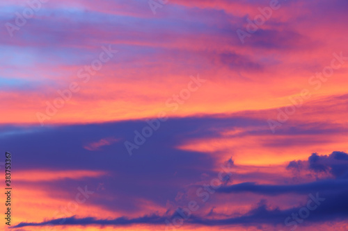 Dramatic sunset and sunrise sky © isarescheewin