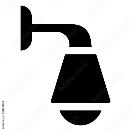 
Pendant lights hanging known as ceiling lights icons 
