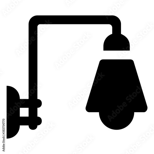 
Pendant lights hanging known as ceiling lights icons 
