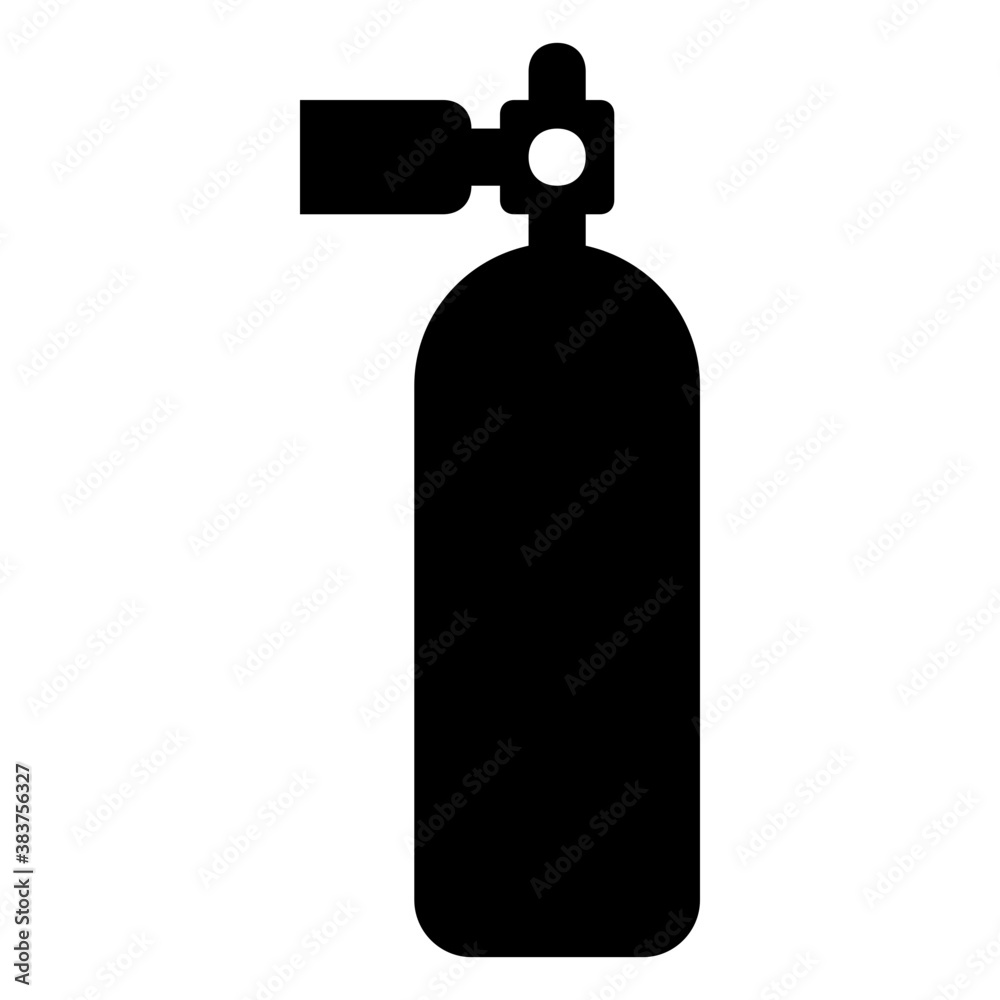 
Oxygen tank to breath underwater 
